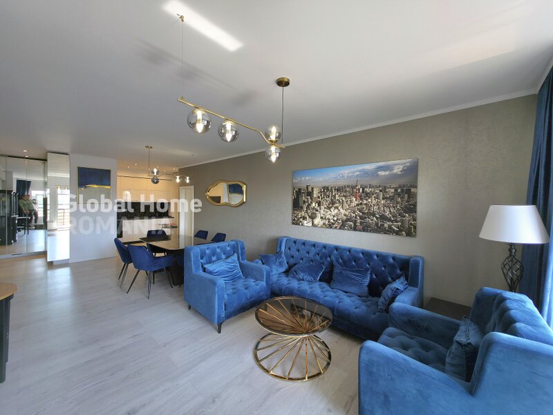 Eminescu View Residence, urban view, apartament 4 camere + 2 terase + parcare.