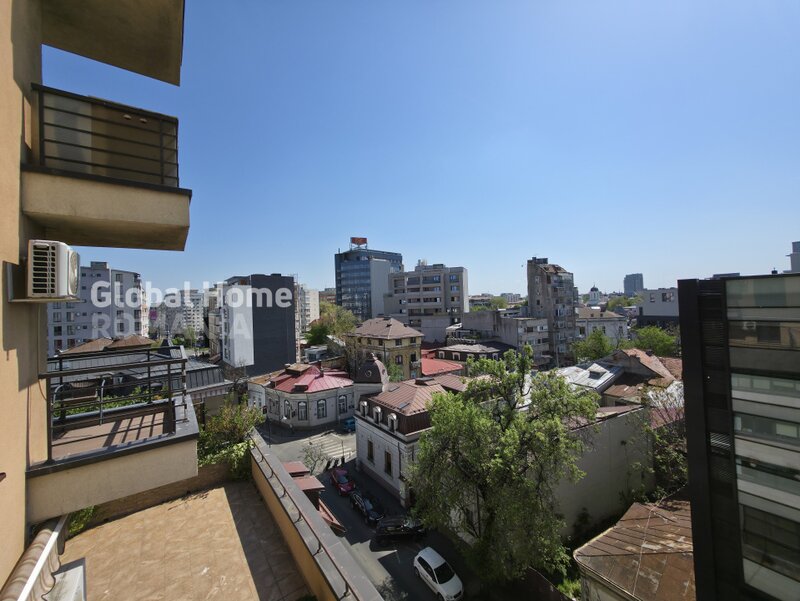 Eminescu View Residence, urban view, apartament 4 camere + 2 terase + parcare.